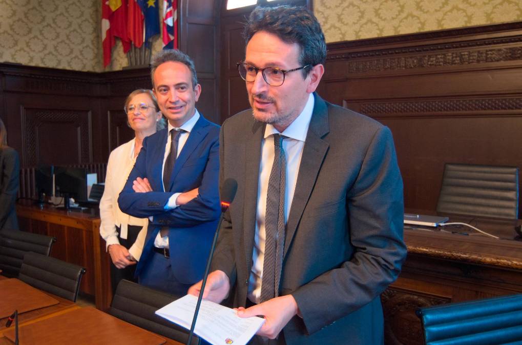 Il sindaco Alessandro Barattoni (Fiorentini)