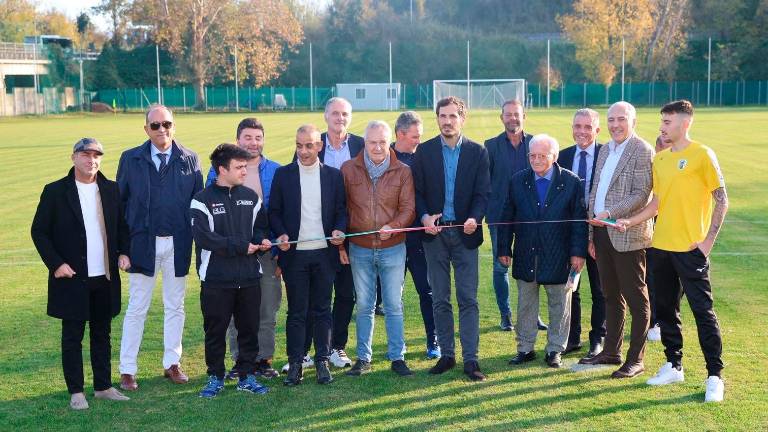 Cesena, il campo da calcio di Borello rinato dopo l’alluvione