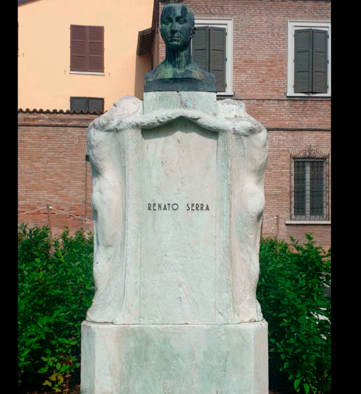 Cesena, monumento a Renato Serra e statua di Maurizio Bufalini: dal 2027 via al restauro