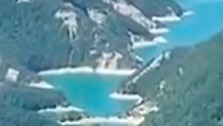 Ridracoli, il fascino della diga vista dal Monte Penna VIDEO