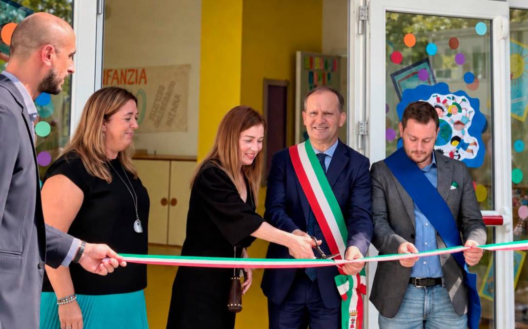 Meldola, inaugurata la nuova scuola dell’infanzia “Giramondo”