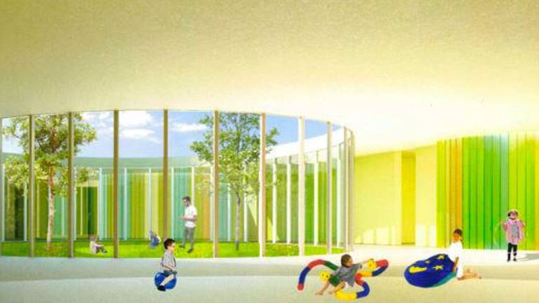 Il rendering della nuova scuola