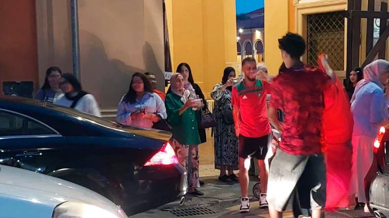 Mondiali di calcio, a Lugo la festa della comunità marocchina dopo la vittoria con il Canada GALLERY