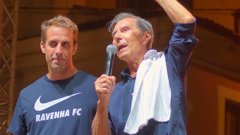 Il presidente Ignazio Cipriani e il vice presidente Ariedo Braida (Fiorentini)