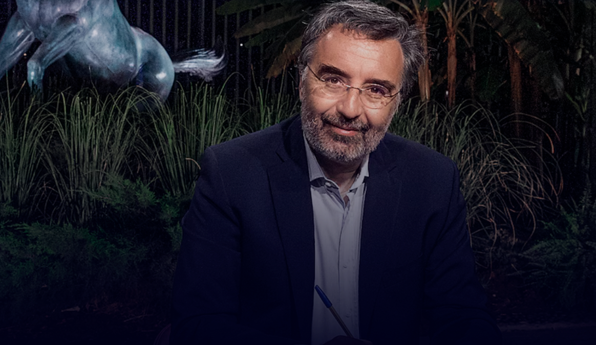 Il conduttore Marco Damilano