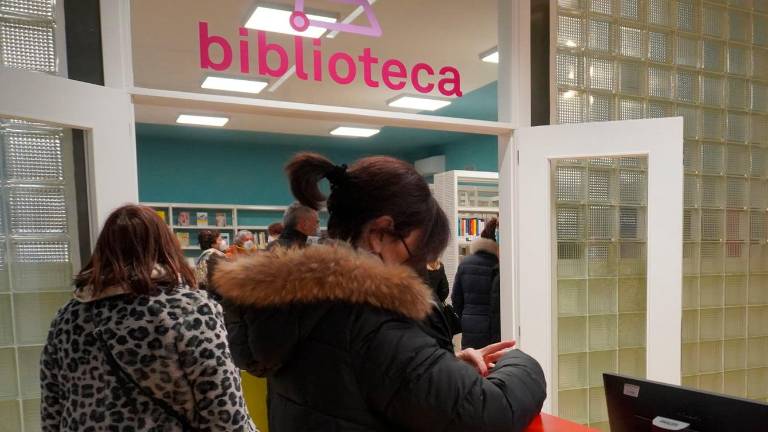 La biblioteca dell’Hub di Borello, sede di Quartiere