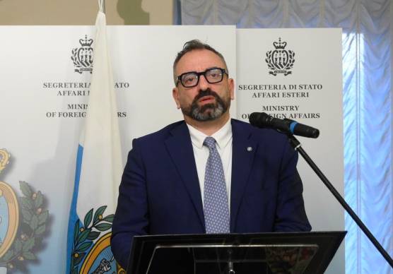 Il segretario di Stato per gli Affari esteri Luca Beccari