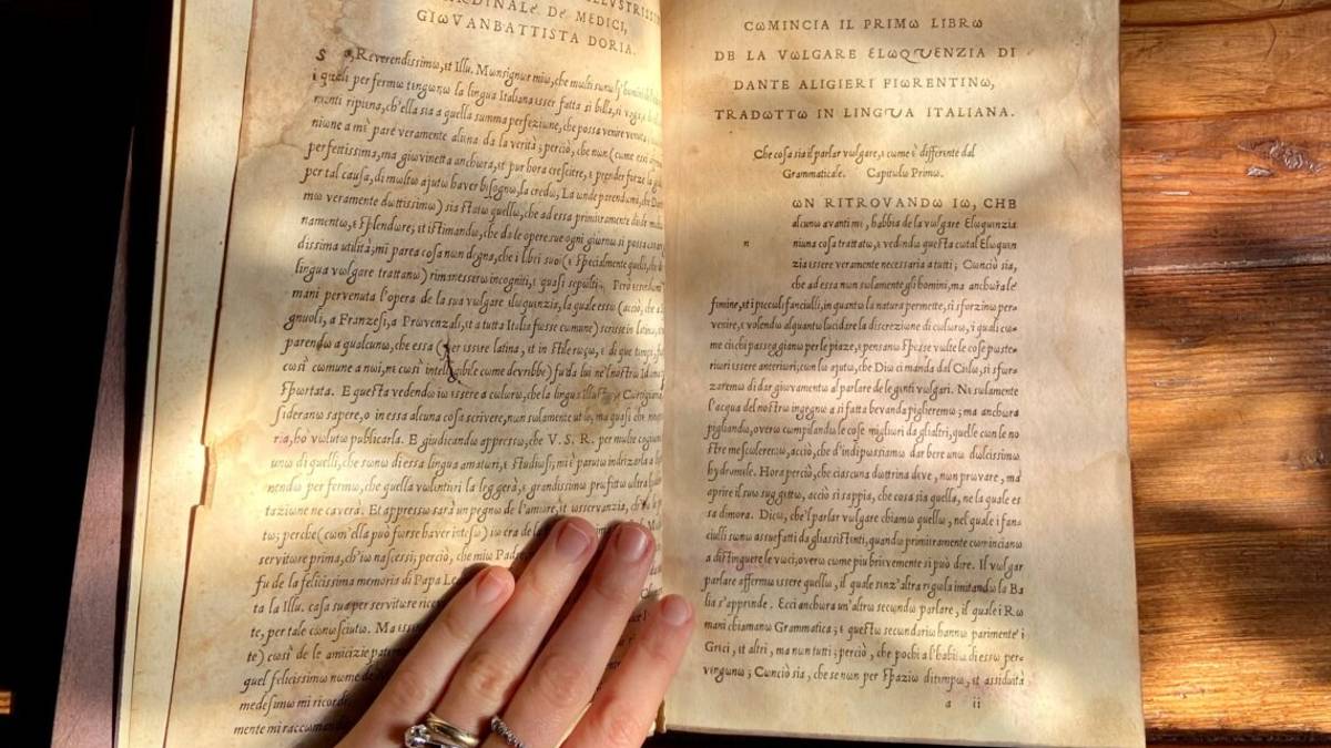 Dante, De Vulgari eloquentia del 1579 su CesenaCultura