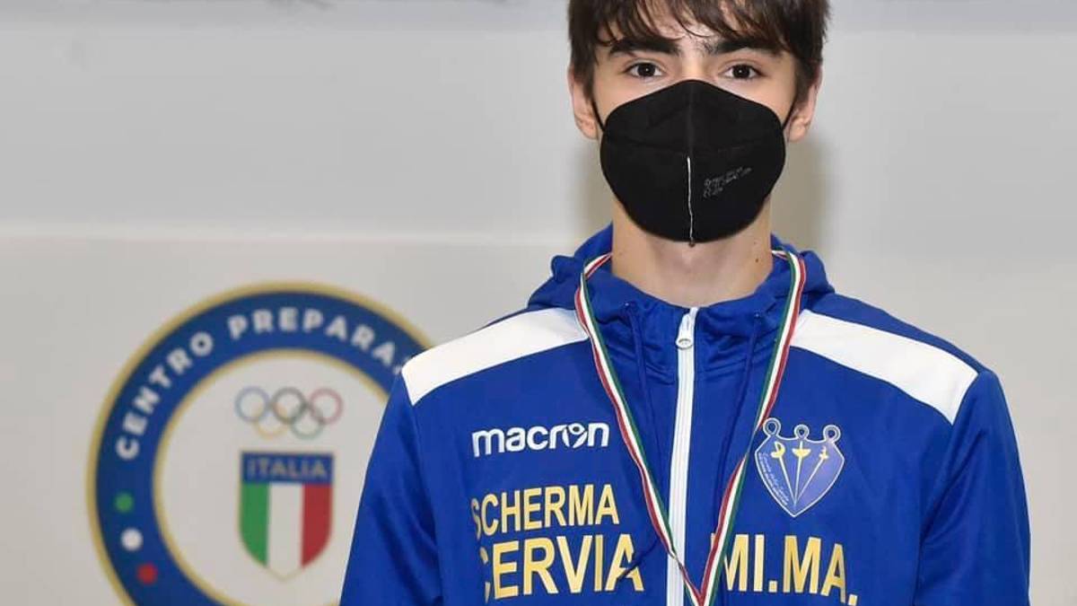 Scherma, lo spadista Matteo Galassi terzo tra i Cadetti a Formia