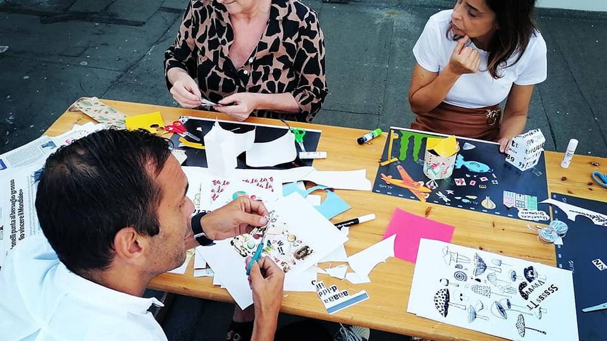 Cesena: street art nella sede del Quartiere Dismano