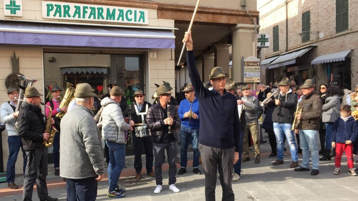 Sabato 7 maggio la fanfara Cadore degli Alpini a Santarcangelo