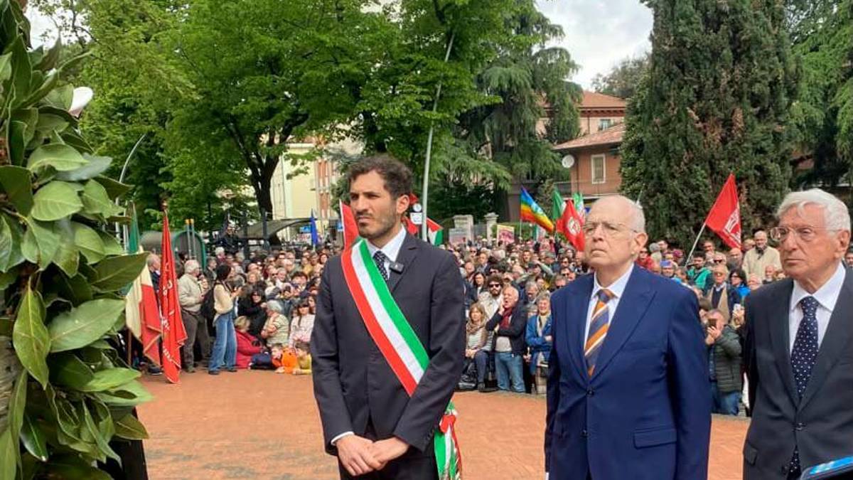 Il prefetto Argentieri tra il sindaco Lattuca e Giorgio La Malfa