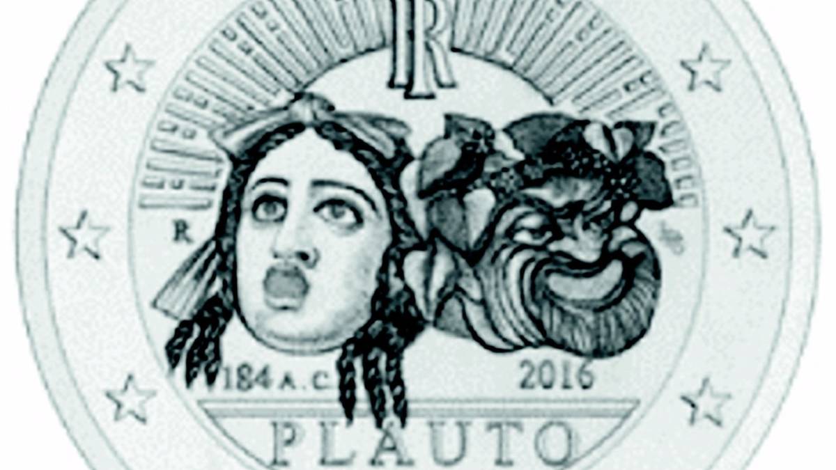 Monete da 2 euro per commemorare Plauto