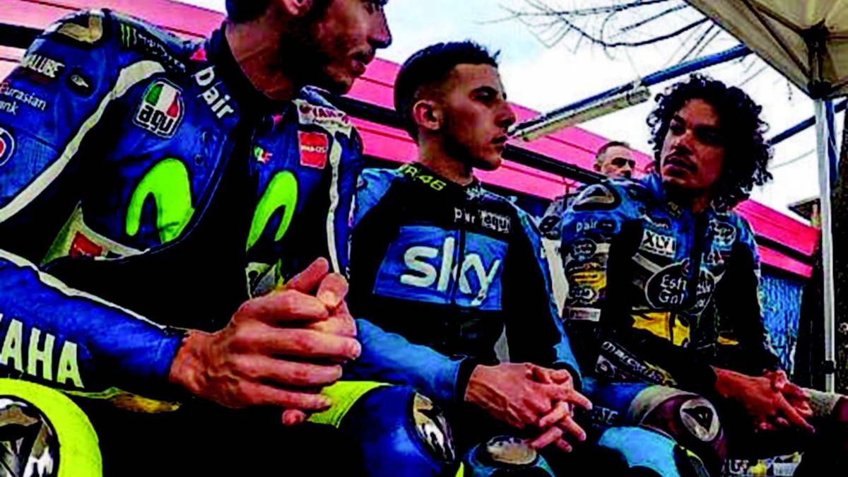 Sorpresa in pista, arriva Valentino Rossi