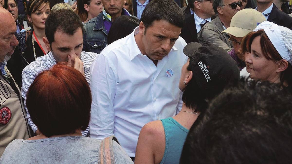 Renzi a Forlì: discorso e incontro coi lavoratori