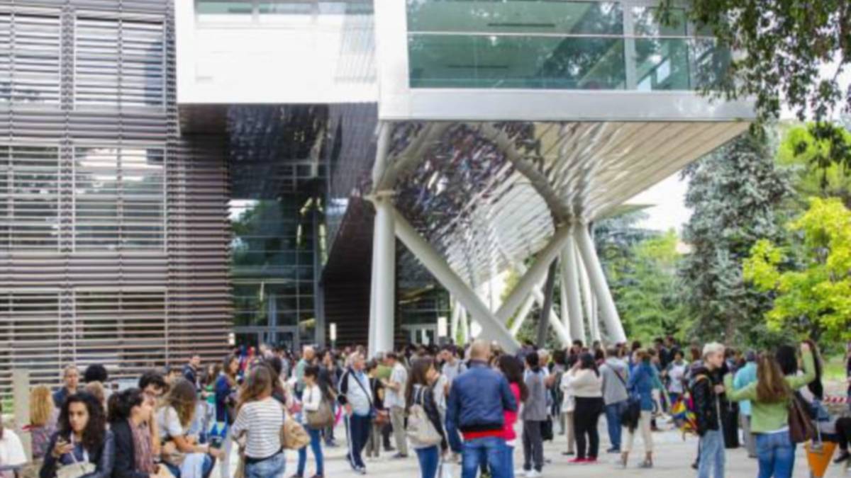 Forlì, logo del Campus imbrattato