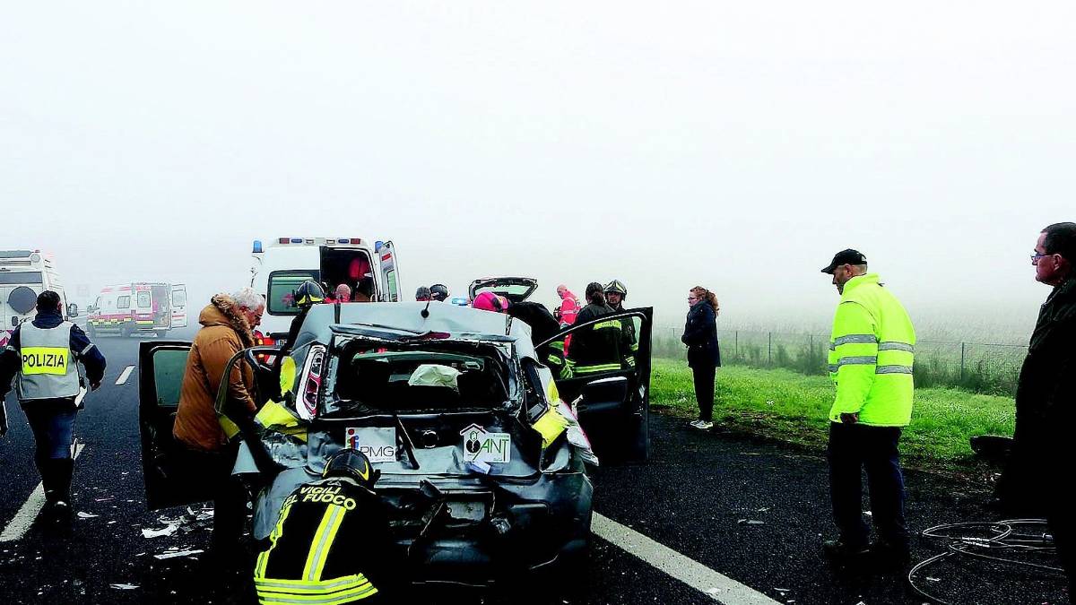 Nebbia assassina, tragedia in A14
