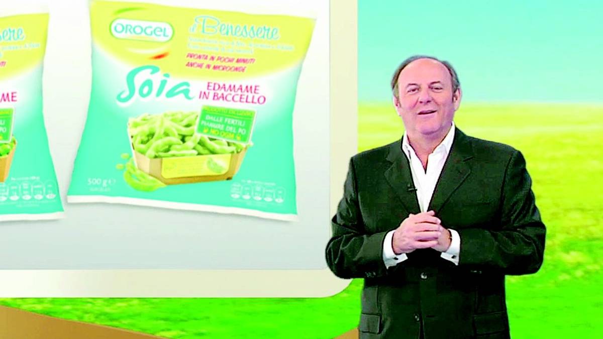 Le veline e Gerry Scotti per spot Orogel