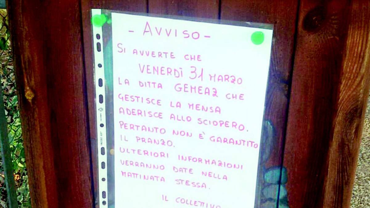 Sciopero delle mense, in 400 incrociano le braccia: niente pranzo in scuole e asili