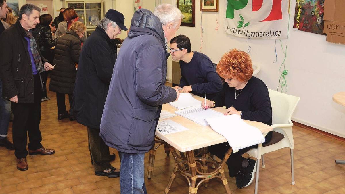 Affluenza in calo del 20 per cento