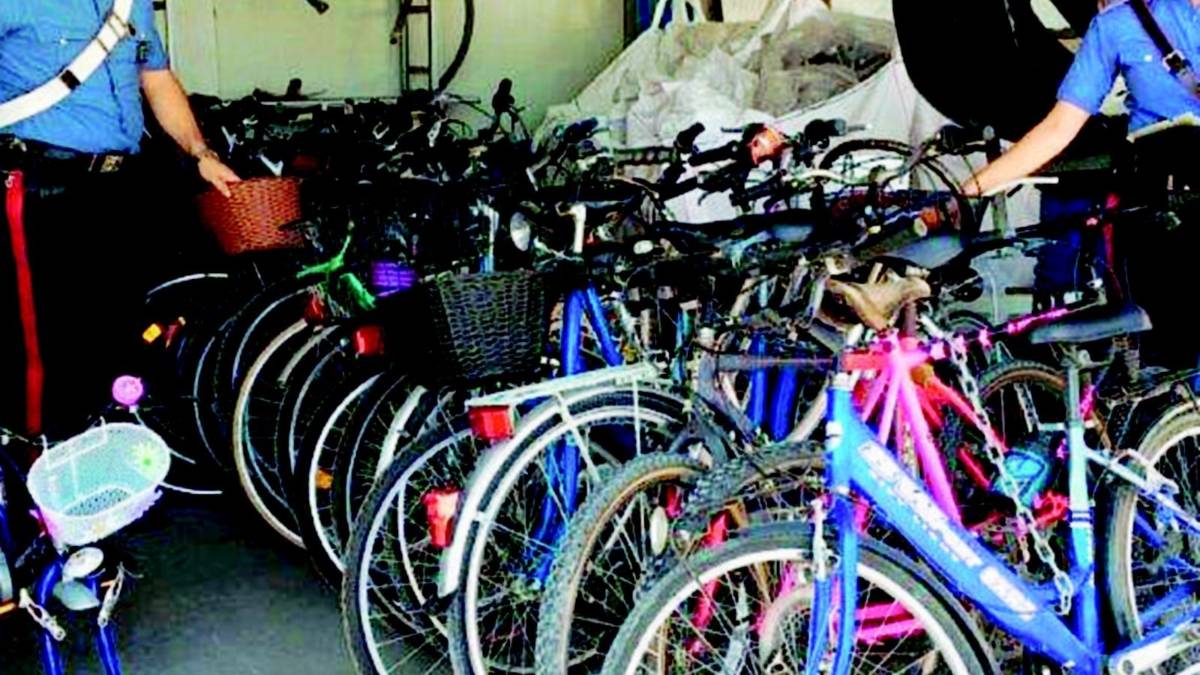 Scoperto un deposito di bici rubate