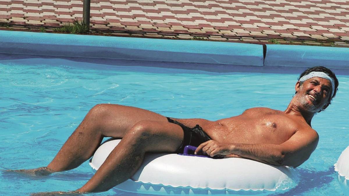 Fiorello torna nella sua Aquafan con la famiglia
