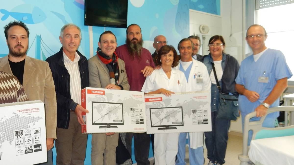 Nove televisori in dono alla Chirurgia Maxillo-Facciale Otorinolaringoiatrica