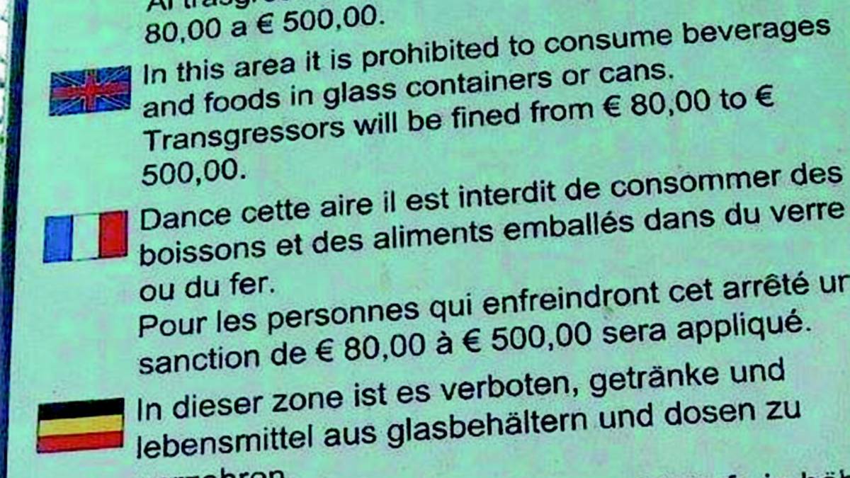 Poveri turisti tedeschi, la loro bandiera è sbagliata