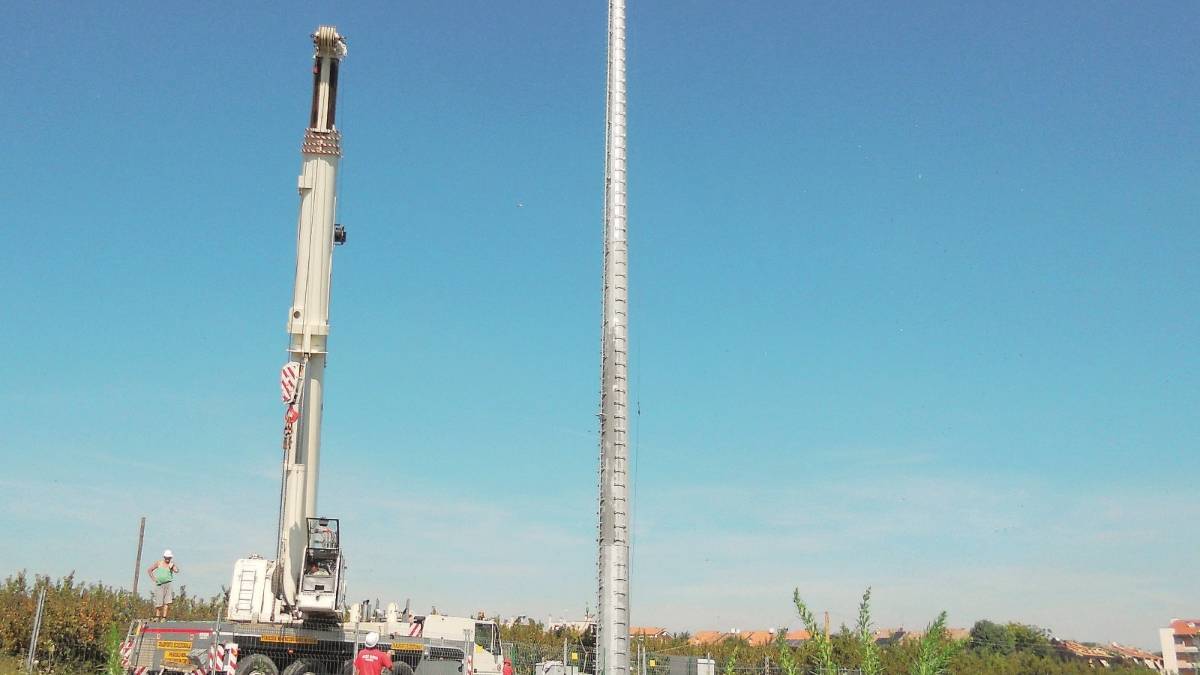Montato il sostegno a Villachiaviche