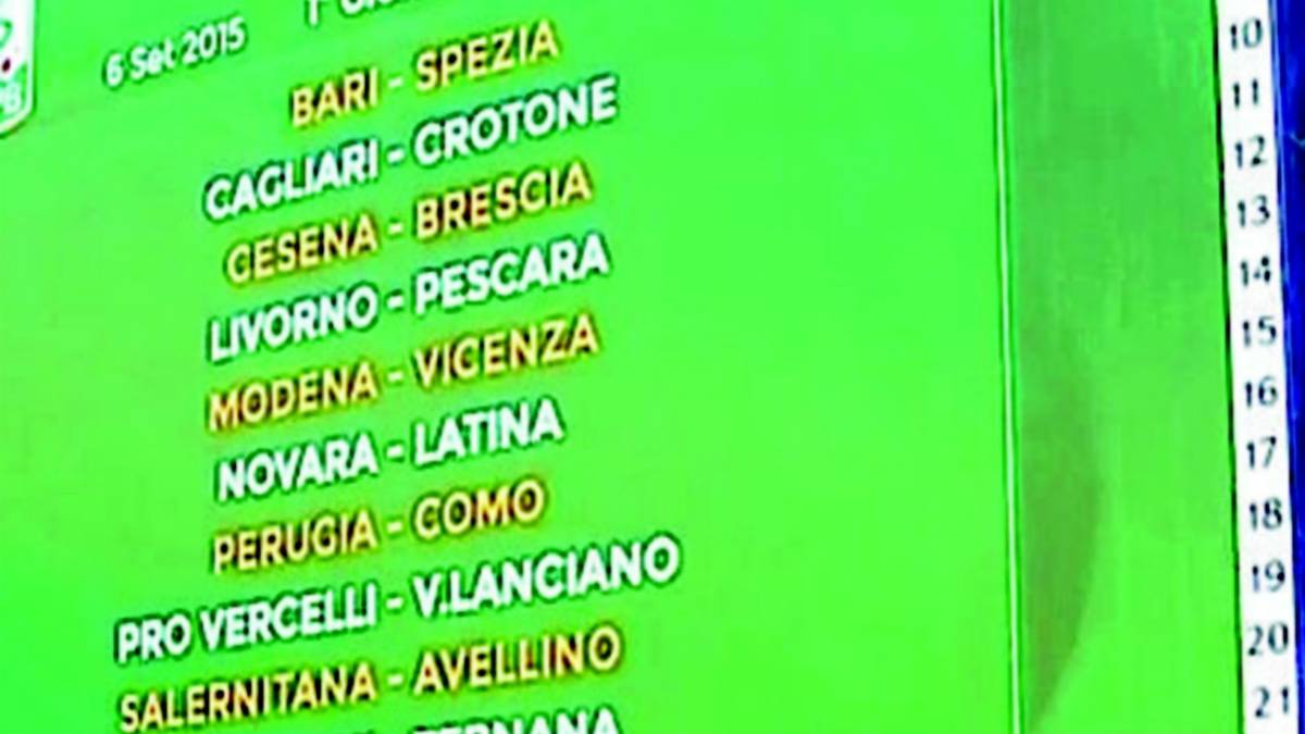 Il Cesena debutta in casa contro il Brescia
