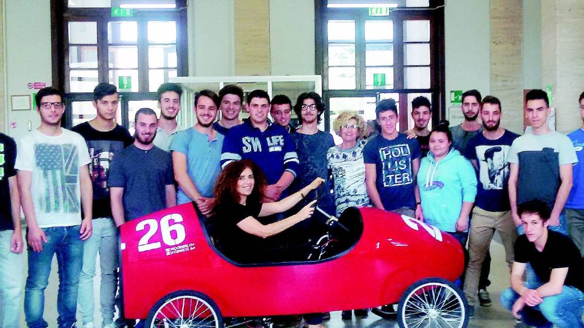 Gli studenti diventano piloti-pedalatori