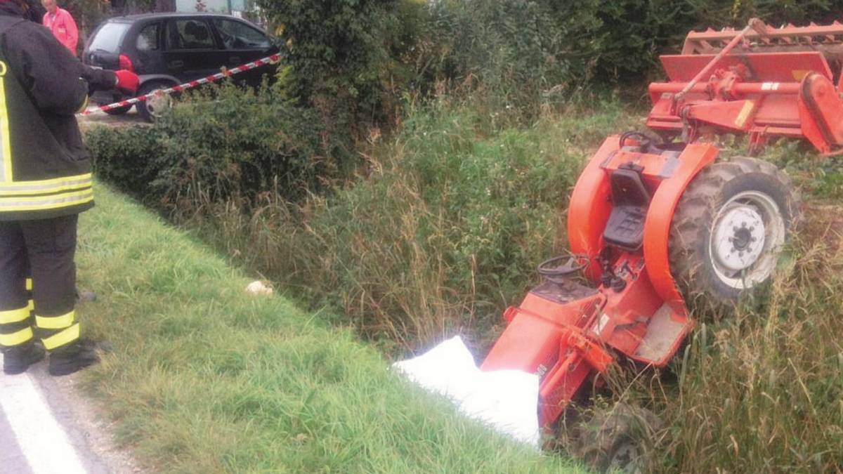 Incidente mortale con il trattore