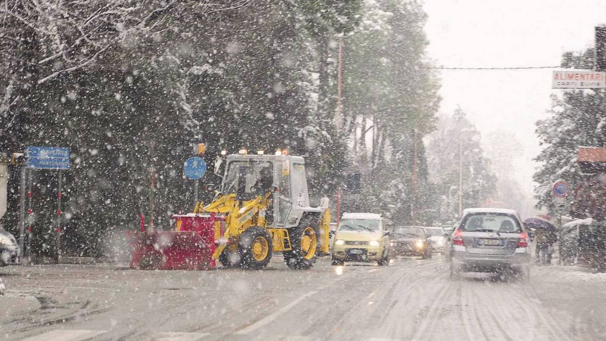 Passata la neve ora è allerta ghiaccio
