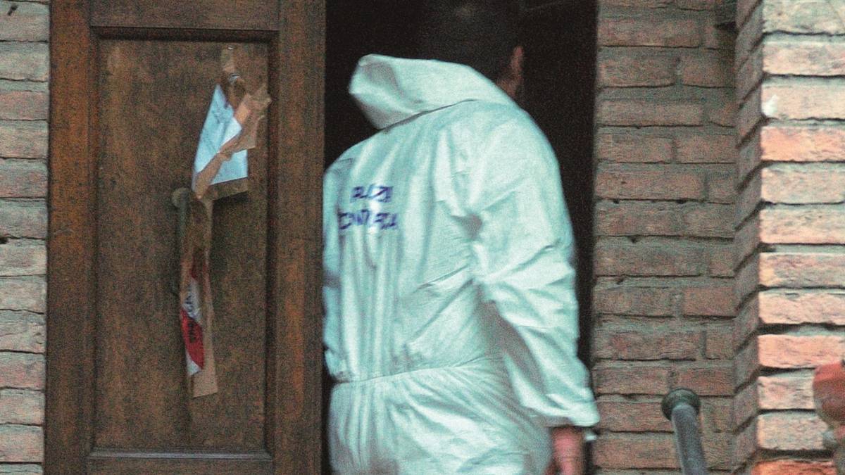 L'auto del killer ripresa dalle telecamere