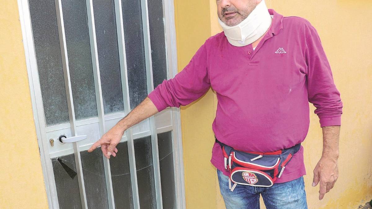 «Aggredito dai ladri, ma non ho paura»