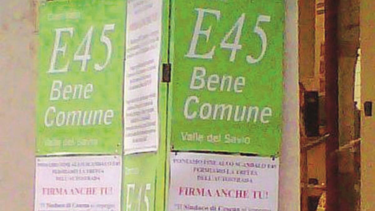 Duemila firme per dire di no all'autostrada