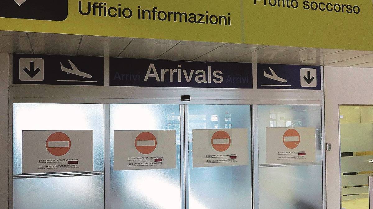 «L'aeroporto fino a marzo non riaprirà»