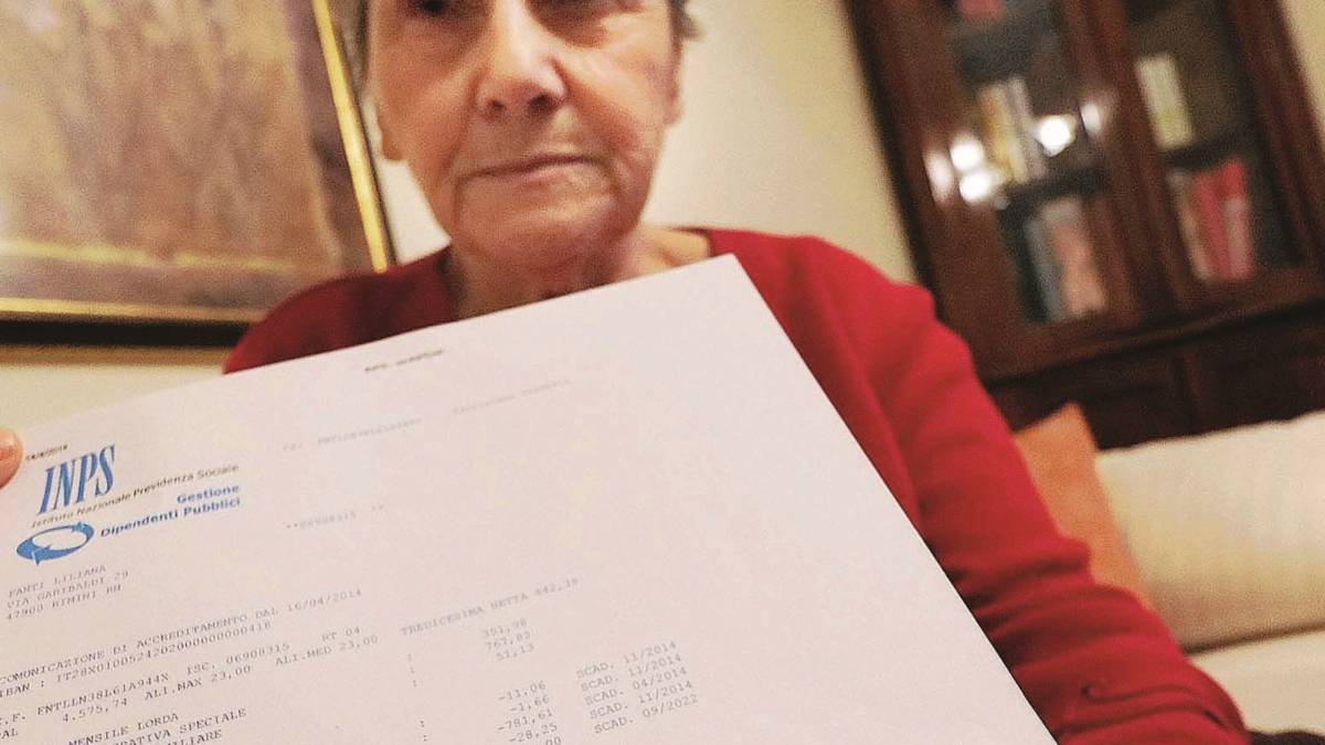 Come pensione le pagano due euro