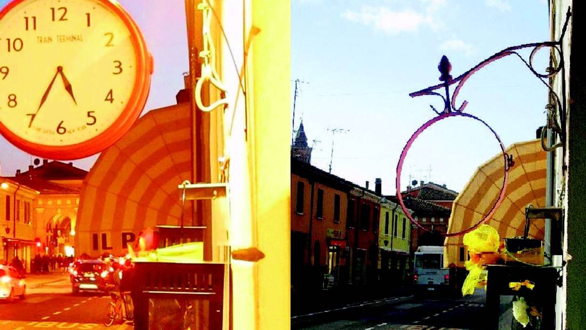 Da corso Cavour è sparito l'orologio