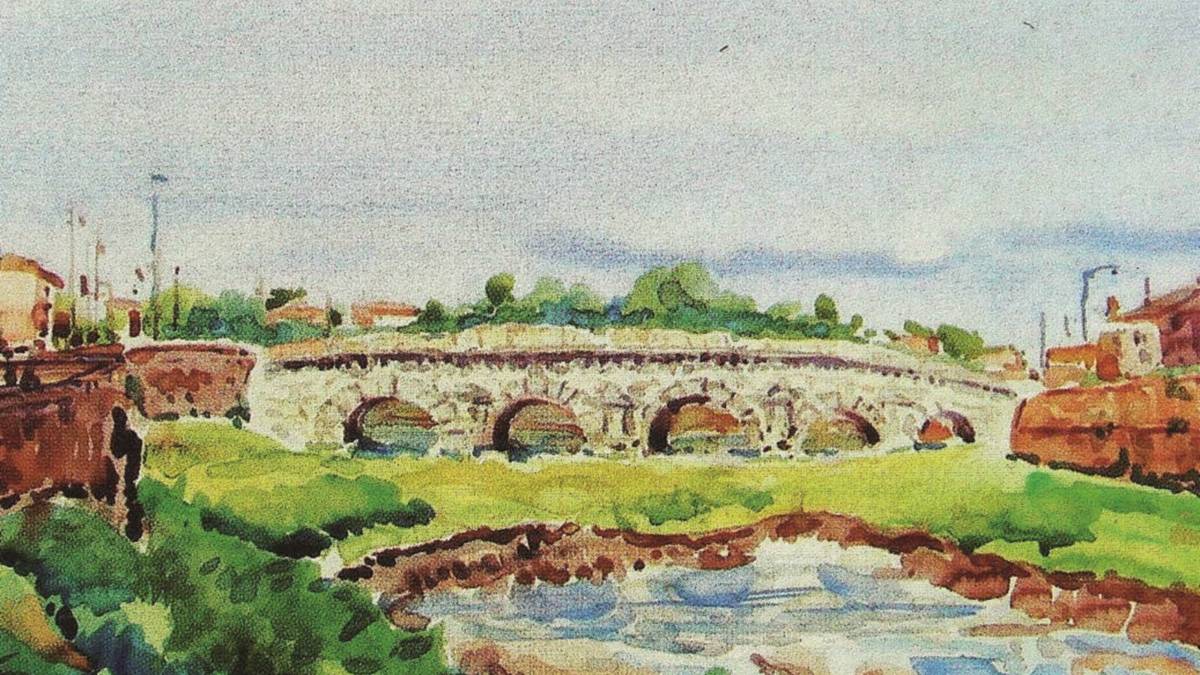 Duemila anni di grande bellezza Quello di Rimini è uno dei ponti romani più belli e meglio conservati Lo hanno celebrato tanti artisti fra cui Amati, Campana, Pasquini e Della Bartola