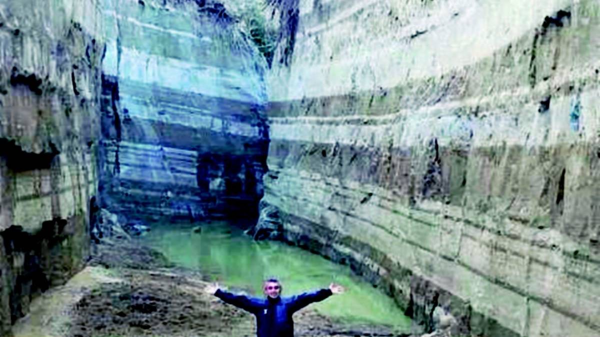 Un grand canyon sulle colline faentine