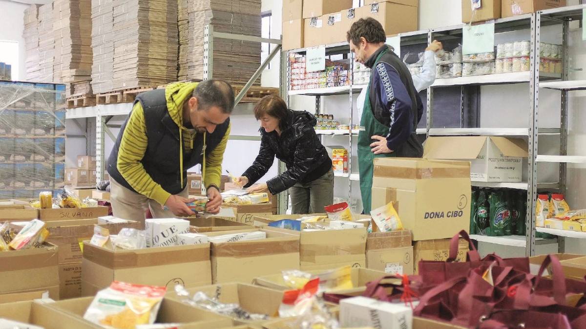 Banco alimentare: emergenza doppia