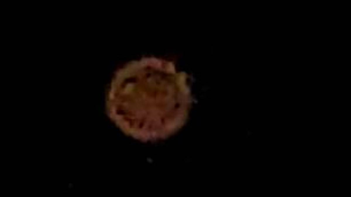 L’oggetto luminoso filmato