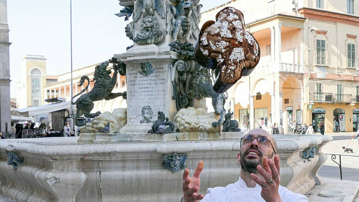 La colomba tradizionale da podio firmata da Sebastiano Caridi