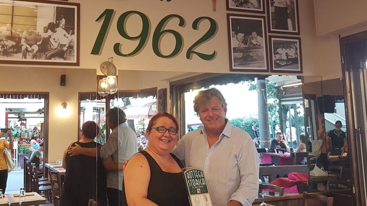 Il ristorante pizzeria Giusti di Rimini diventa Bottega storica
