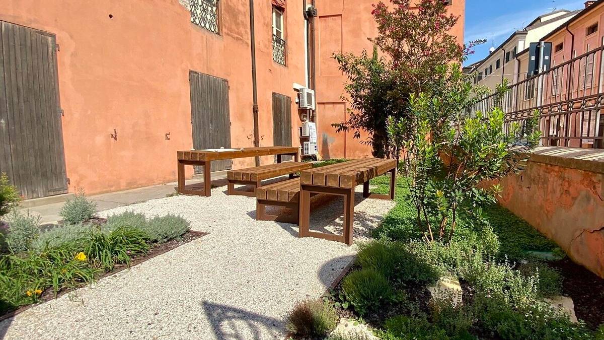 Cesena, inaugurato il Giardino di Santa Caterina in via Sacchi