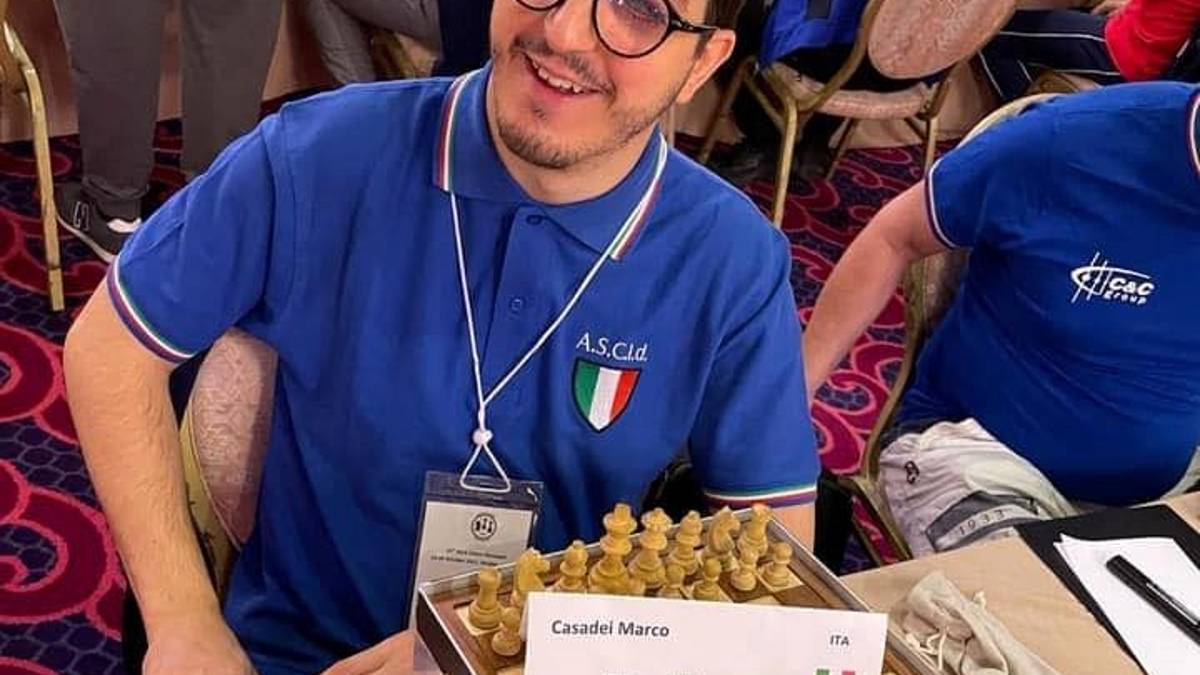 Sarà un 29enne di Cesena il capitano della nazionale ipovedenti di scacchi ai prossimi Campionati Europei