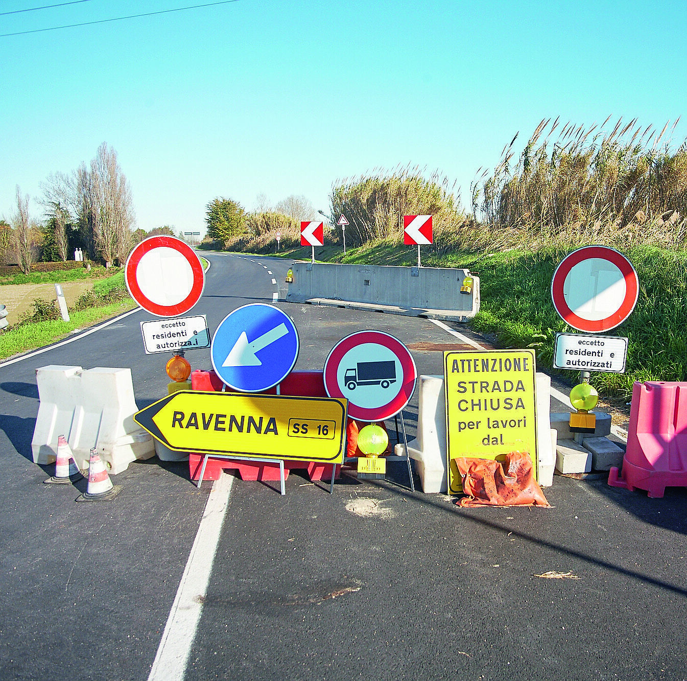 Ravegnana, dopo 300 giorni riapre la strada che unisce Ravenna e Forlì