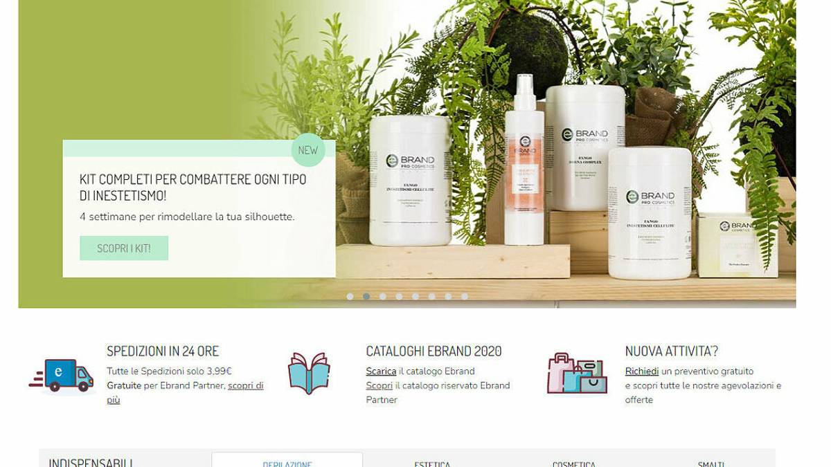 Ebrand Italia, un esempio nel panorama italiano dell'ecommerce per l’estetica professionale