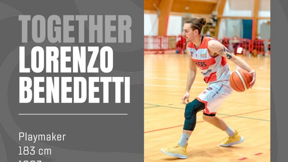 Basket C Gold, il play Benedetti resta ai Baskèrs